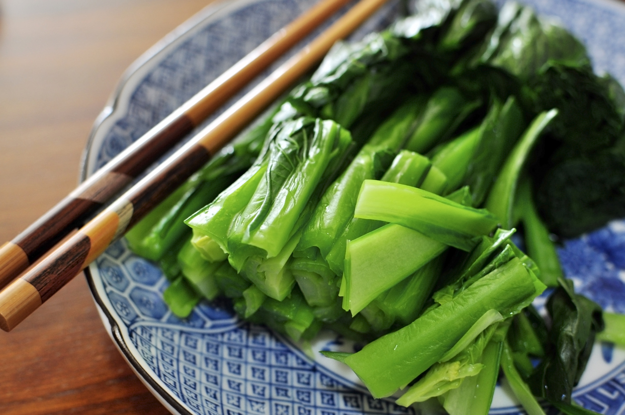 Komatsuna is a leaf vegetable often enjoyed in Japan.
